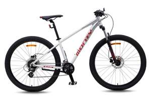 Bicicleta MTB Semi Rígida Monty KX10 27.5'' Blanc / Argent 2022