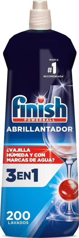 Finish Gel Abrillantador Lavavajillas, vajilla seca, brillante y sin marcas - 200 lavados (Precio Final Con Recompensa 3,29€)