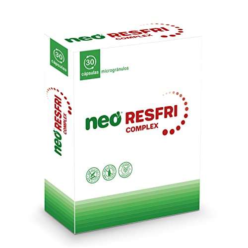 NEO - Sauce, Cobre y Vitamina C - 30 Cápsulas, Refuerzo del Sistema Inmunológico y Respiratorio - Resfri Complex.