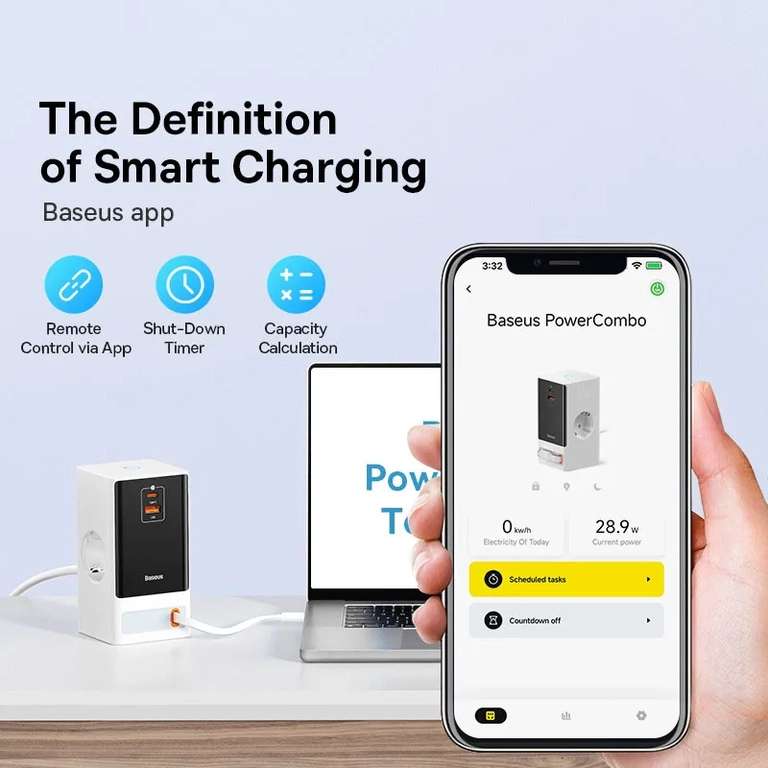 Baseus 65W GaN Smart PowerCombo [Baseus Official Store] (Amazon PVP: 89.99€)
