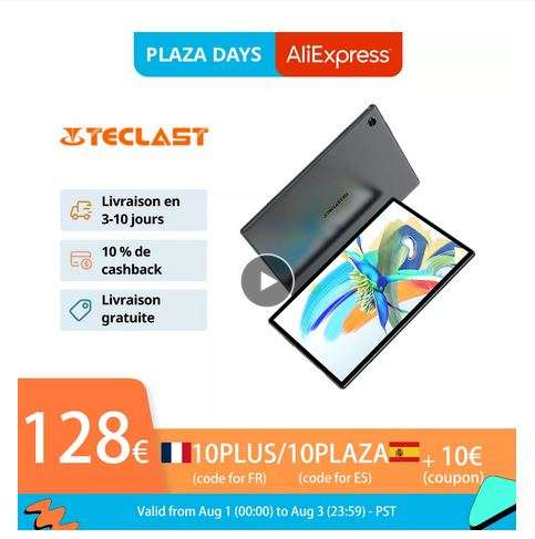Tablet Teclast M40 Pro 6GB/128GB 4G LTE - Desde España