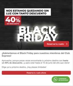 Black Friday - Hasta un 40% descuento en vuelos Iberia