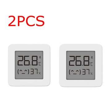 Pack de 2 sensores de temperatura y humedad Termómetro digital de pantalla LCD inteligente Xiaomi Mijia