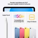 Apple 2022 iPad de 10,9 Pulgadas (Wi-Fi + Cellular, 64 GB) - Rosa (10.ª generación)