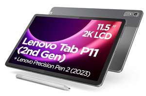 Lenovo Tab P11 (2nd Gen) - 11.5" IPS 2K (2000x1200), MediaTek Helio G99, 4GB RAM+128GB ROM, 4 Altavoces, WiFi, Gris Oscuro + Precision Pen 2