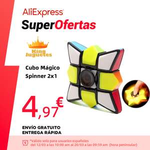 Cubo Mágico Giratorio Spinner RubiK Rompecabezas.