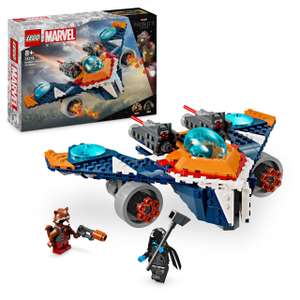 LEGO Marvel Warbird de Rocket vs. Ronan, Nave Espacial de Juguete de Guardianes de la Galaxia