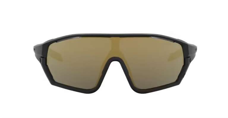 Gafas MTB Rockrider XC race negra con dos lentes