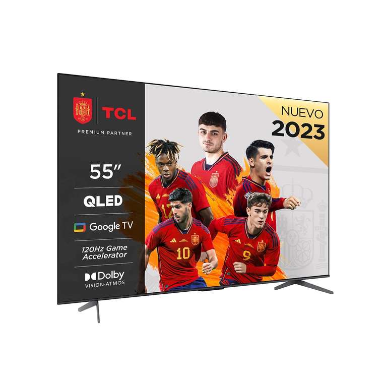 TV QLED 55" - TCL 55C645, UHD 4K, Quad Core, Smart TV, Dolby Atmos