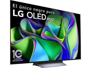 TV OLED 55" - LG OLED55C35LA, OLED 4K, Inteligente 9 4K Gen6, Smart TV, DVB-T2 (H.265), Negro ( Amazon iguala)