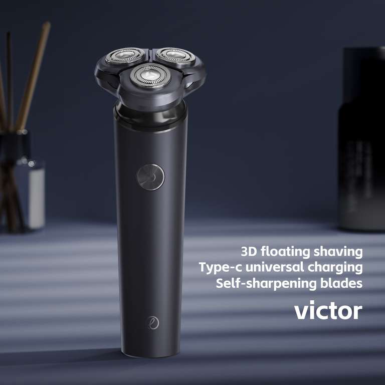 ENCHEN-Afeitadora eléctrica rotativa Victor Blackstone 7