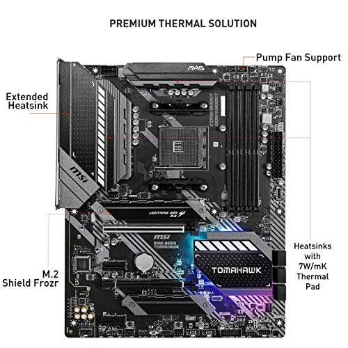Pack Procesador AMD Ryzen 7 5700X + Placa base MSI MAG B550 Tomahawk