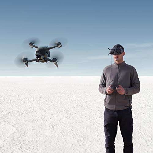 DJI FPV Combo Drone, Quadcopter, OcuSync 3.0 HD Transmisión, 4K Vídeo, Experiencia de Vuelo Inmersiva, Súper Gran Angular de 150°