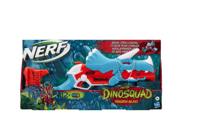 Lanzador Nerf Tricerablast DinoSquad