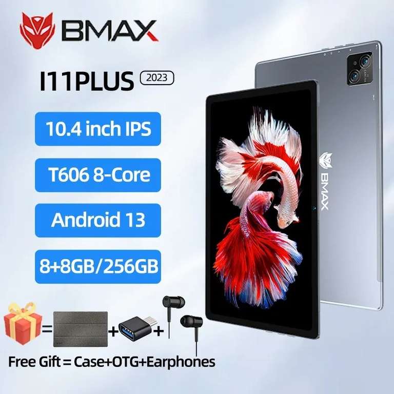 BMAX-Tableta MaxPad I11 Plus, 16GB (8GB de RAM + 8GB virtual)