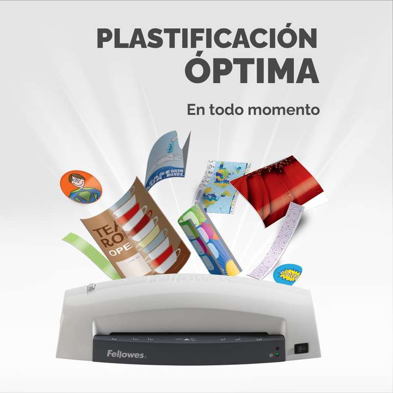 Fellowes Lunar A4, plastificadora 125 micras, económica