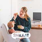 Smileat - Tarrito Ecológico CA-CHI-TOS de Estrellitas con Tomate, Ingredientes Naturales, Para Bebés a Partir de los 10 Meses - 230g