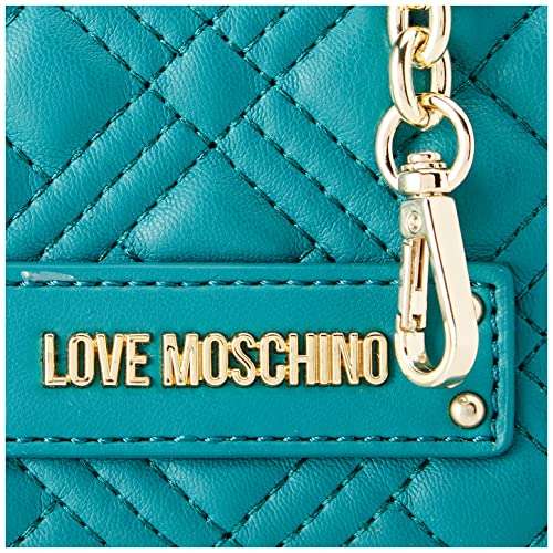 Love Moschino Jc4313pp0fla0850, Bolso de Hombro para Mujer, Verde, Talla única