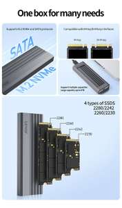 Caja / carcasa SSD M2 NVME USB 3.2 C - Lexar E300