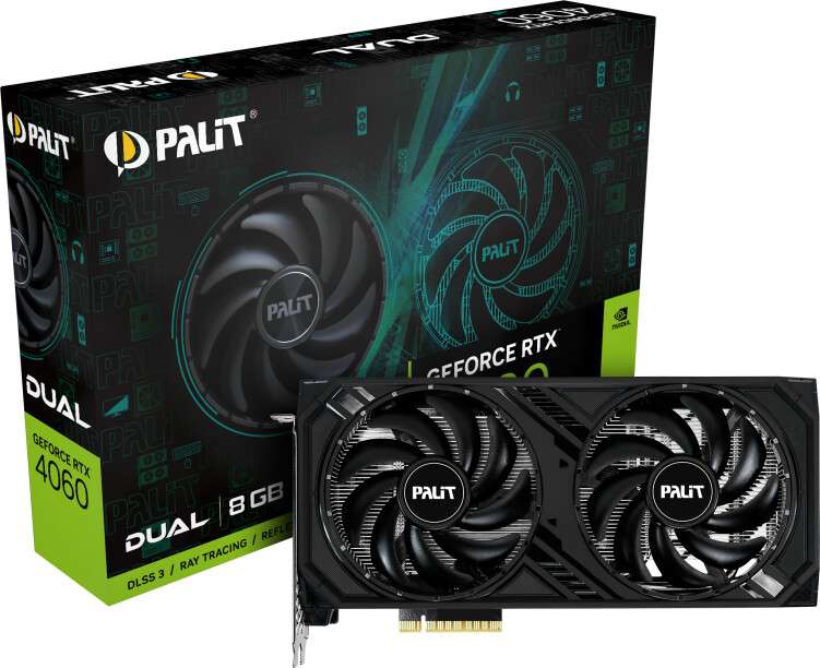 Palit GeForce RTX 4060 Dual 8GB GDDR6