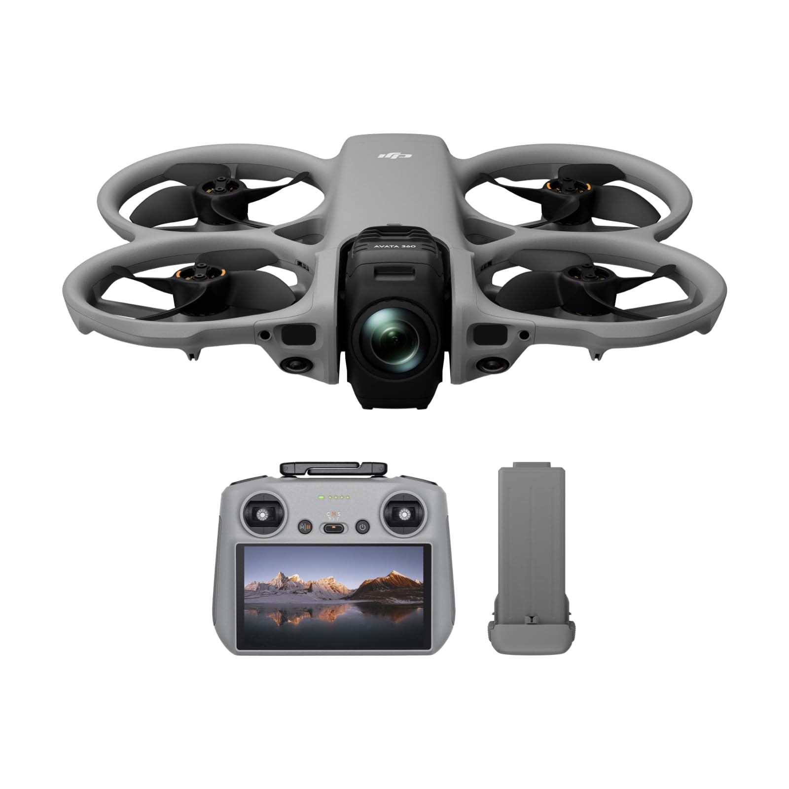 Dron DJI Avata 360 (cámara 360° 8K/60fps HDR, sensor equiv. 1", detección omnidireccional, protectores integrados, vuelo FPV, dron + mando)