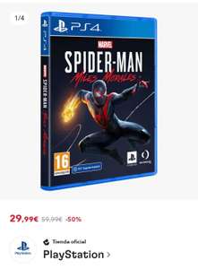 Spiderman Miles Morales Ps4 PAL ESPAÑA [16,99€ Nuevo Usuario+Bizum]