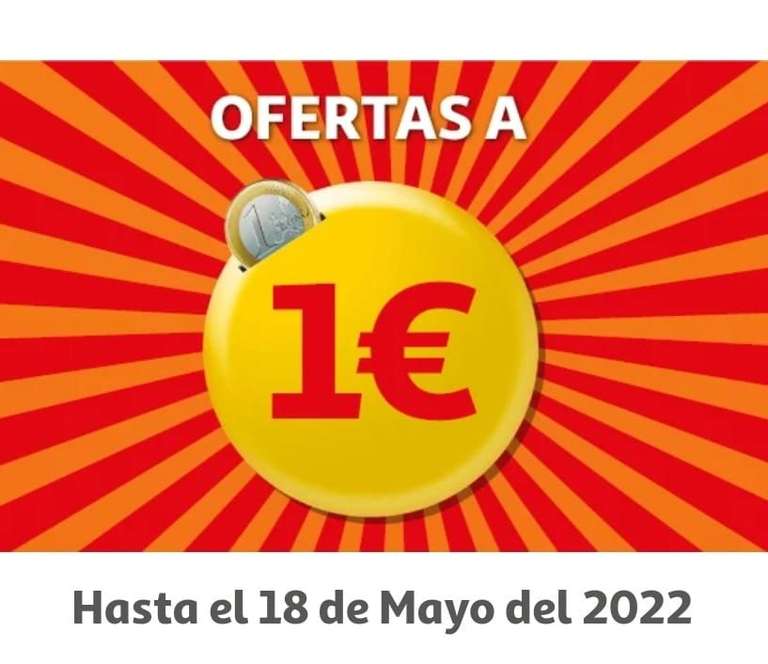 Ofertas a 1€ cerca de 1000 artículos en Alcampo (hasta el 18 de mayo)