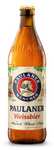 Paulaner Hefe Weissbier Cerveza Trigo Alemana Pack Botella, 20 x 50cl