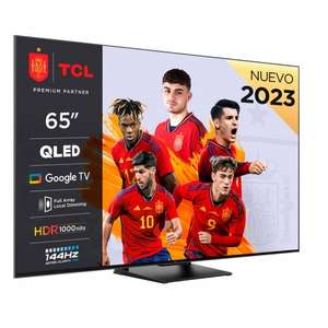 TV QLED 65" TCL 65C745 | VA FALD, 160 zonas | 144Hz, HDMI 2.1 | Google TV | Dolby Vision & Atmos