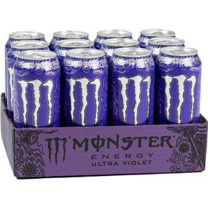 Monster Energy Ultra Violeta Bebida Energética 12UD