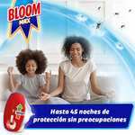 Bloom Max Insecticida Eléctrico Líquido (2 aparatos + 4 recambios), insecticida eléctrico contra mosquitos común y tigre y moscas