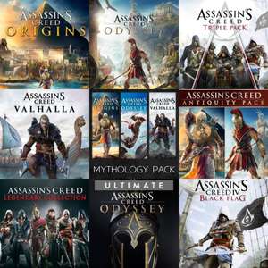 Xbox, Series X|S :: Saga Assassin's Creed hasta 80% | Mythology pack, Antiquity Pack, Origins, Odyssey