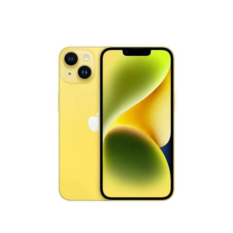 Iphone 14 256GB (disponible en color amarillo y rojo)