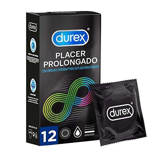 12 Preservativos Durex Placer Prolongado con Efecto Retardante (recurrente)