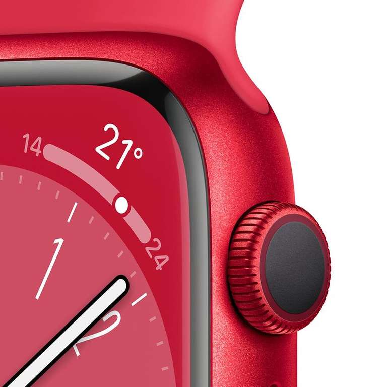 Apple Watch S8 45 Red Al Red SP GPS