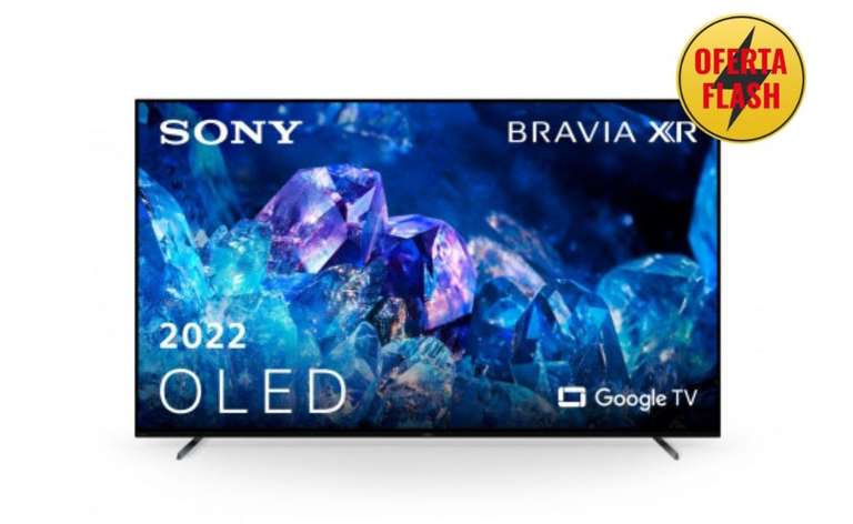 TV OLED 65" - Sony BRAVIA XR 65A80K, 4K HDR 120, HDMI 2.1 Perfecto para PS5, Smart TV (Google TV), Dolby Vision, Dolby Atmos