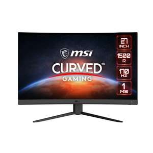MSI G27CQ4 E2 - Monitor Gaming Curvo 27", WQHD, 170 Hz (2560x1440, VA, 1500R, 16:9, 1 ms, HDR