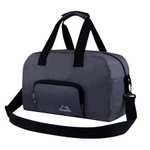 Mochila Viaje Cabina Avion, Bolsa Cabina Plegable con Correa para el Hombro, Adecuado para Ryanair (40 x 20 x 25 cm - 20L) - Gris