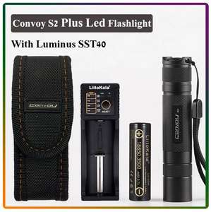 Linterna LED portátil S2 Plus con Luminus SST40