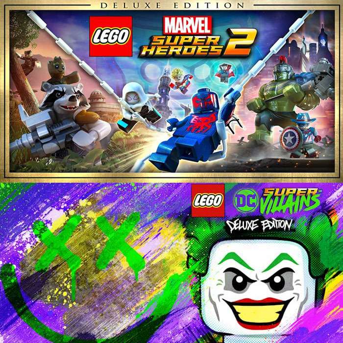 LEGO Marvel Super Heroes 2 Deluxe Edition, LEGO DC Super-Villains Deluxe Edition [Nintendo Switch, eShop USA]