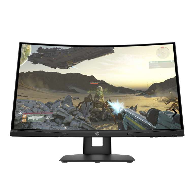 Monitor gaming - HP X24c, 23.6" Full-HD Curvo, 4 ms, 144 Hz