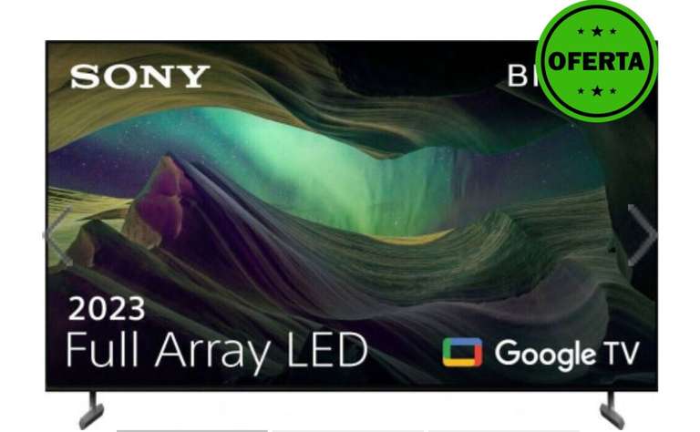 TV LED 65" - Sony BRAVIA 65X85L, 4K HDR, Smart TV (Google TV), Google Assistant, Alexa, Siri, Bluetooth, Eco, Bravia Core (2023)