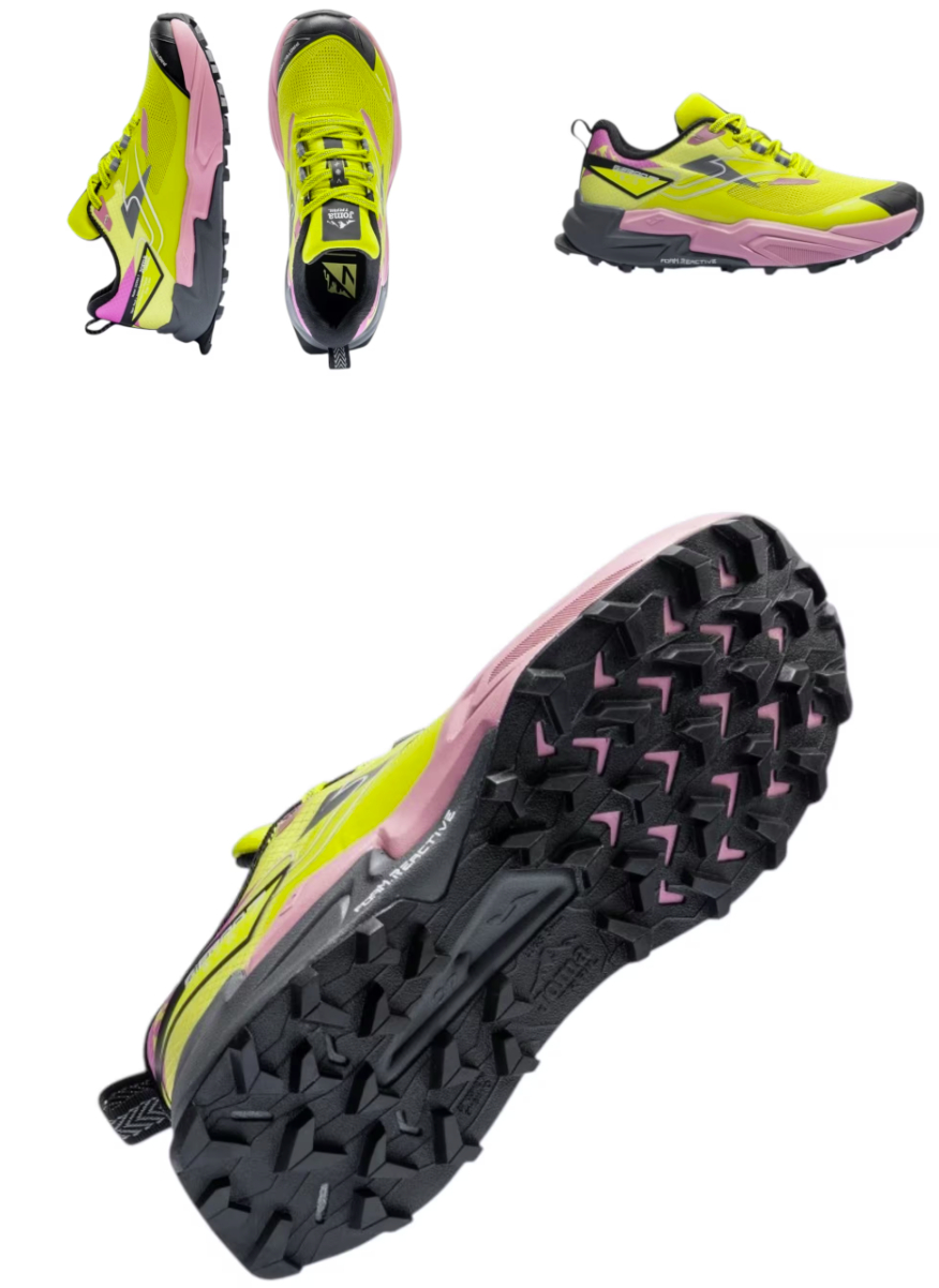 Zapatillas Trail running Mujer Joma sierra lady 2623 amarillo