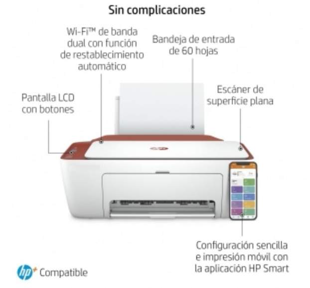Impresora Multifunción HP DeskJet 2723e ( + CUPÓN 11.70€ ) » Chollometro
