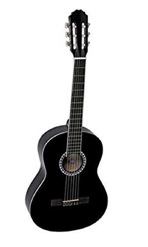 PURE GEWA Guitarra clásica BasicPlus 3/4 negro