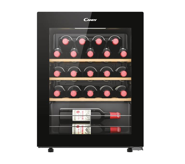 Candy DiVino CWC023, Vinoteca, 23 Botellas, WiFi,Tratamiento Anti-UV, Compresor Antivibraciones, Iluminación LED
