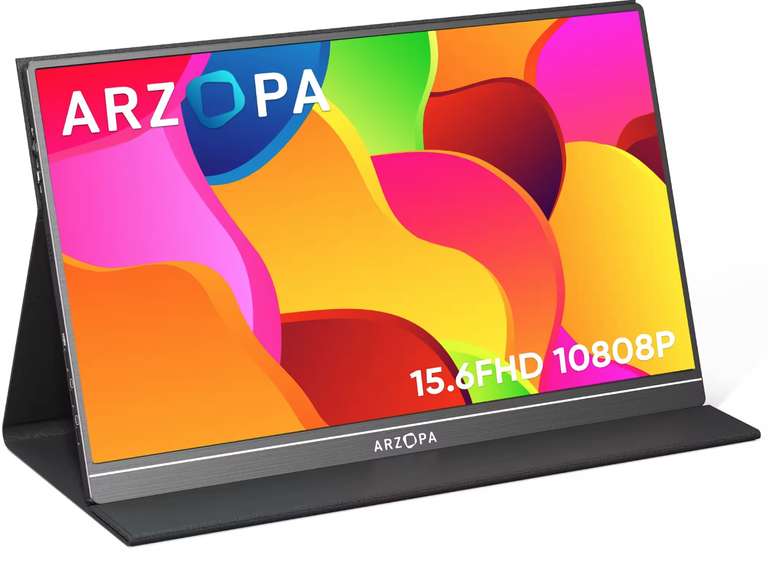 ARZOPA Monitor portátil S1 Table - 15,6 Pulgadas 1920x1080 Full HD [68,99€ NUEVO USUARIO]