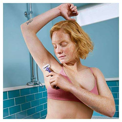 Gillette Venus Swirl Maquinilla de Afeitar/Depilación Mujer + 6 Cuchillas de Recambios, Afeitado Preciso y Suave