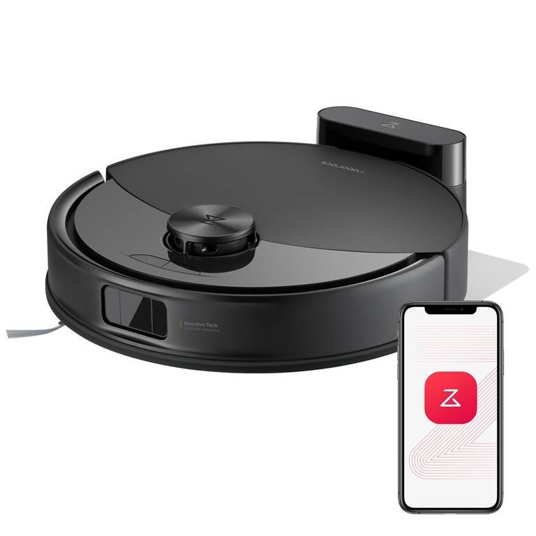 Robot Aspirador y Fregasuelos Roborock Q10 S5 – 10.000 Pa, Navegación LiDAR y Antienredos- Colores blanco y negro