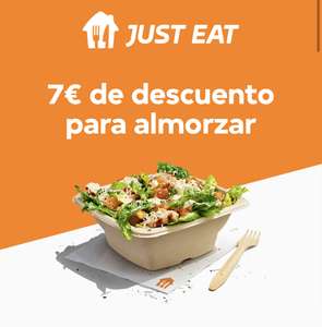 7 € descuento JUST EAT